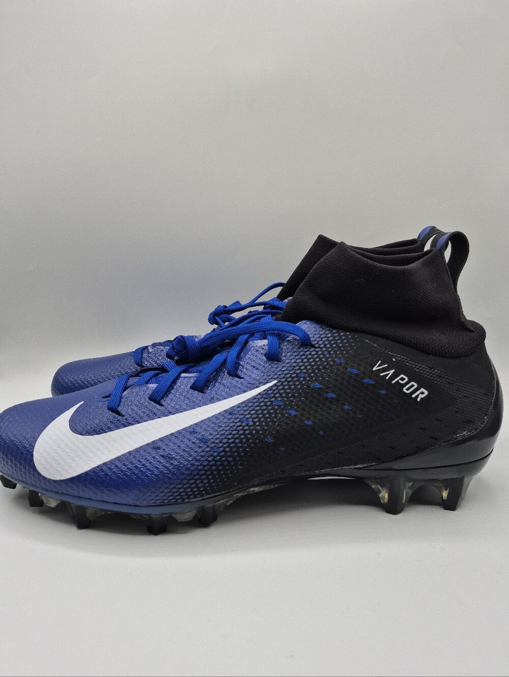 New Nike Vapor Untouchable Pro 3 Football Cleats Men's Size 12.5 Blue Black